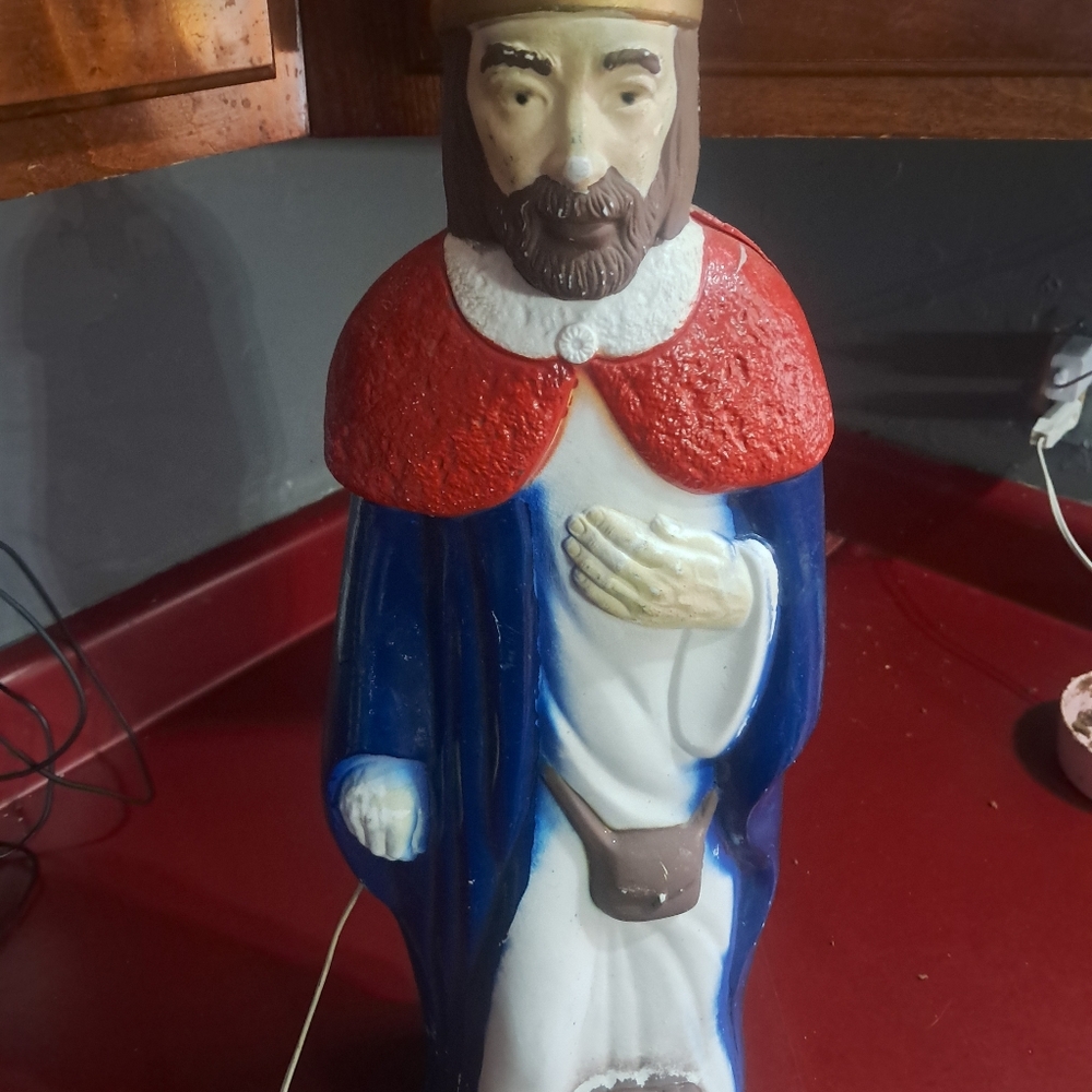 Empire Vintage Wiseman Blowmold With Cord - Picture 3 of 3